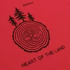 Kép 5/6 - Heart of the Land – női póló, piros